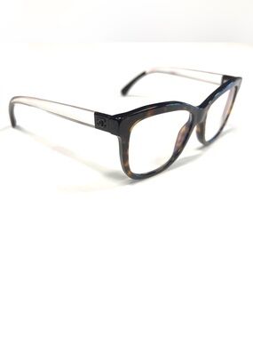 Authentic Chanel 3272 c.714 52-16-140 Tortoise Crystal Glasses Frames Italy